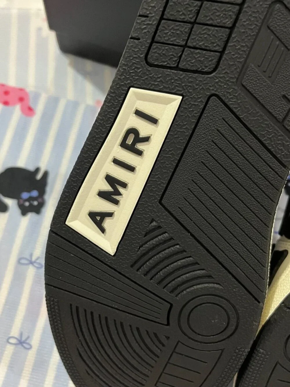 AMIRI Skeleton Low Sneakers (White/Black)